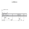 Set of Soft-Close Undermount Slides (left and right), 3/4 Extension