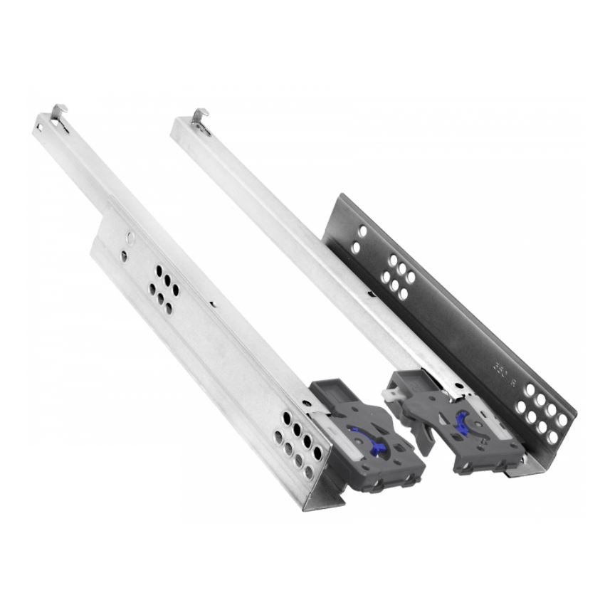 Soft-Close Undermount Slides (left and right), 3/4 Extension - 12 inch