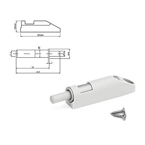 Soft-Close Cabinet Door Damper - Brown