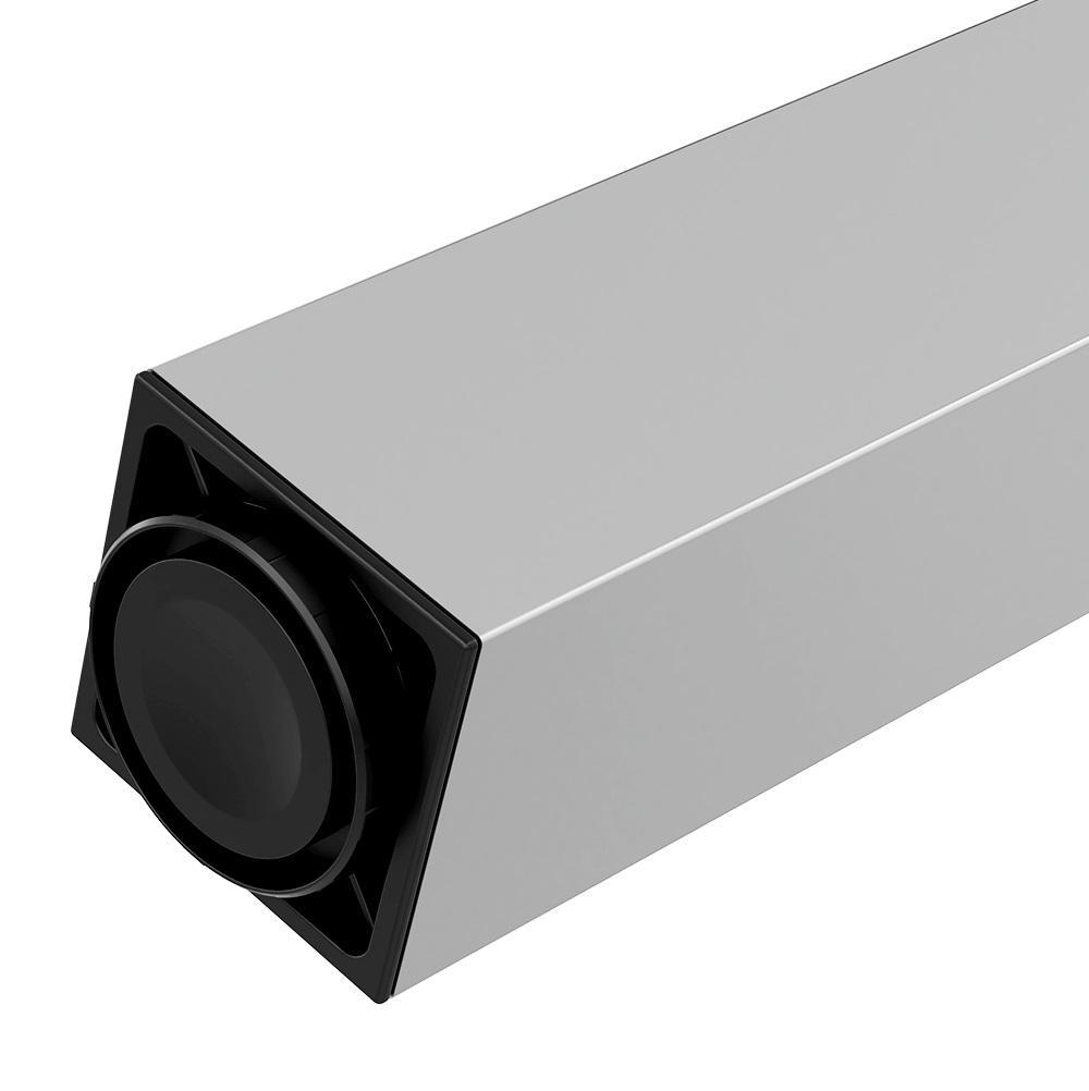 Square Furniture Leg 27-15/16 inch, Satin, ZnAl Mounting Plate
