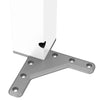 Square Furniture Leg 27-15/16 inch, White, ZnAl Mounting Plate