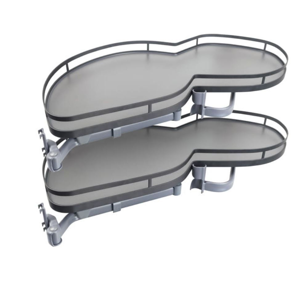 SUPLIMO 35-7/16 inch (900mm) Left Anthracite Corner Unit