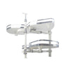 SUPLIMO 35-7/16 inch (900mm) Left White Corner Unit