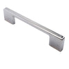 TECHNO furniture handle 3-3/4 inch - Chrome