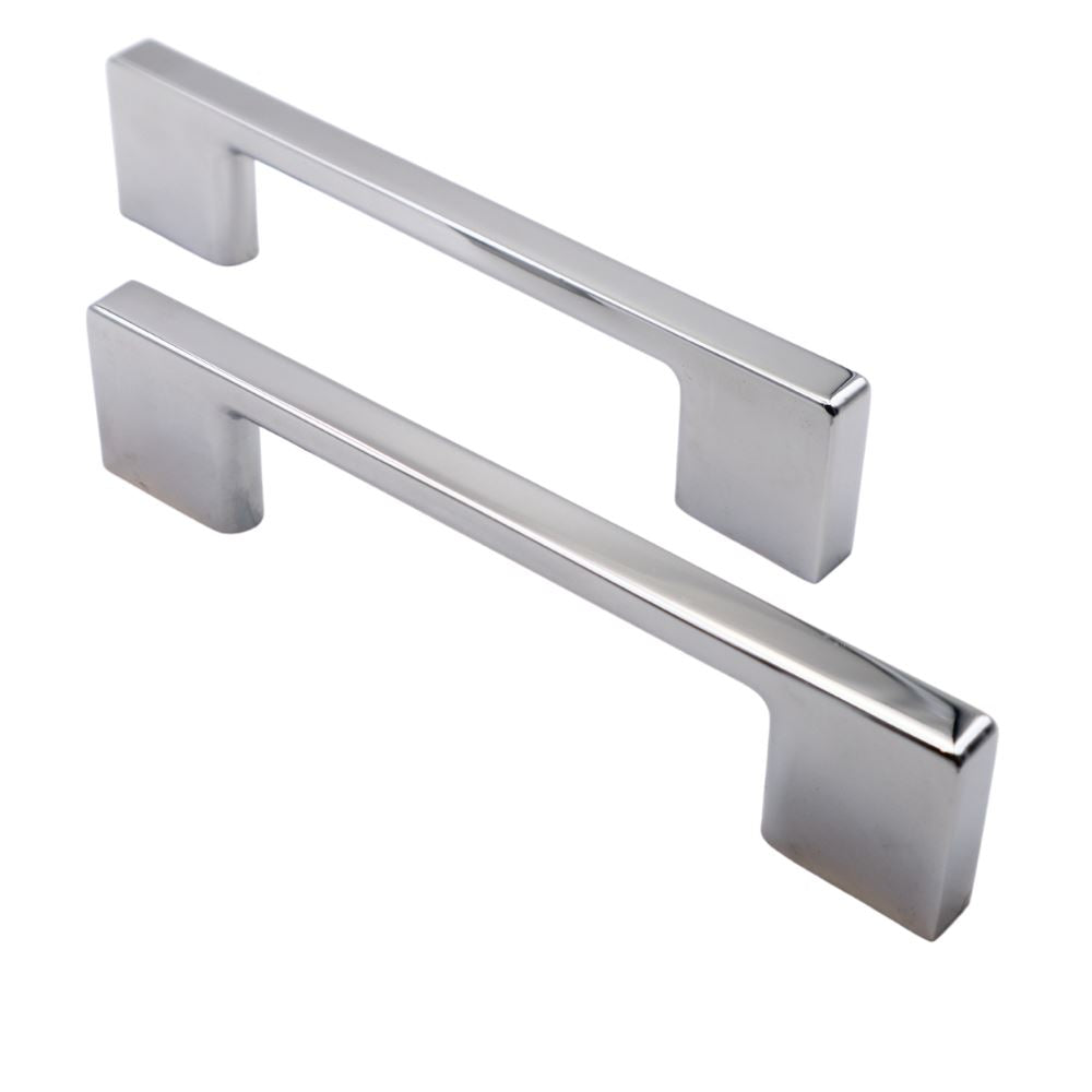 TECHNO furniture handle 3-3/4 inch - Chrome