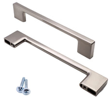 TECHNO  furniture handle 7-9/16 inch - Brushed Steel