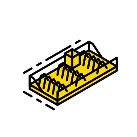 Dish rack cabinet