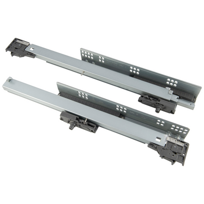 Push-to-Open Undermount Slides (left and right), Full Extension - 14 inch