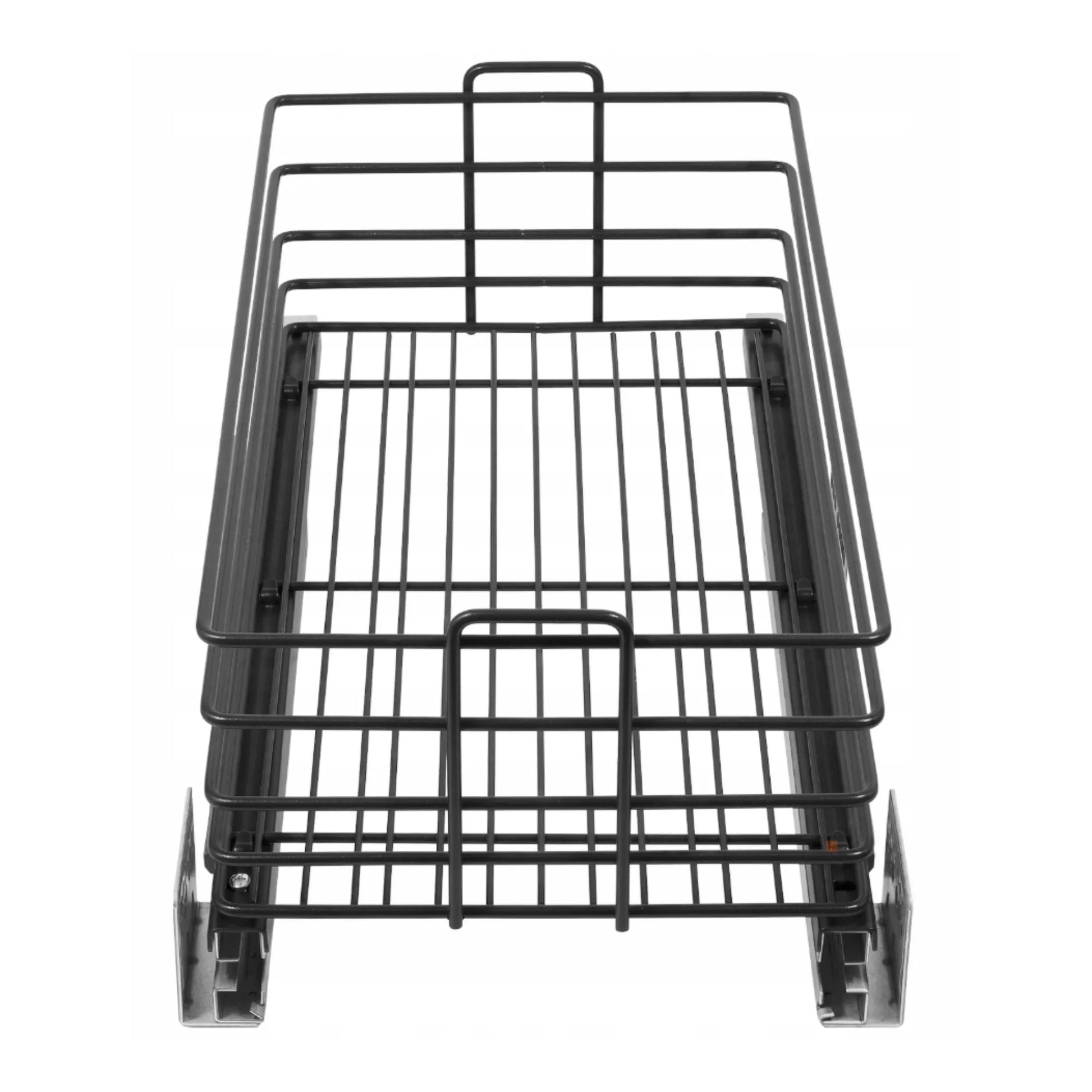 Pull Out Pantry Shelf Wire Basket Drawer EXCLUSIVE CARGO MULTI for 11-13/16 inch (300 mm) Cabinet - Gray/Graphite