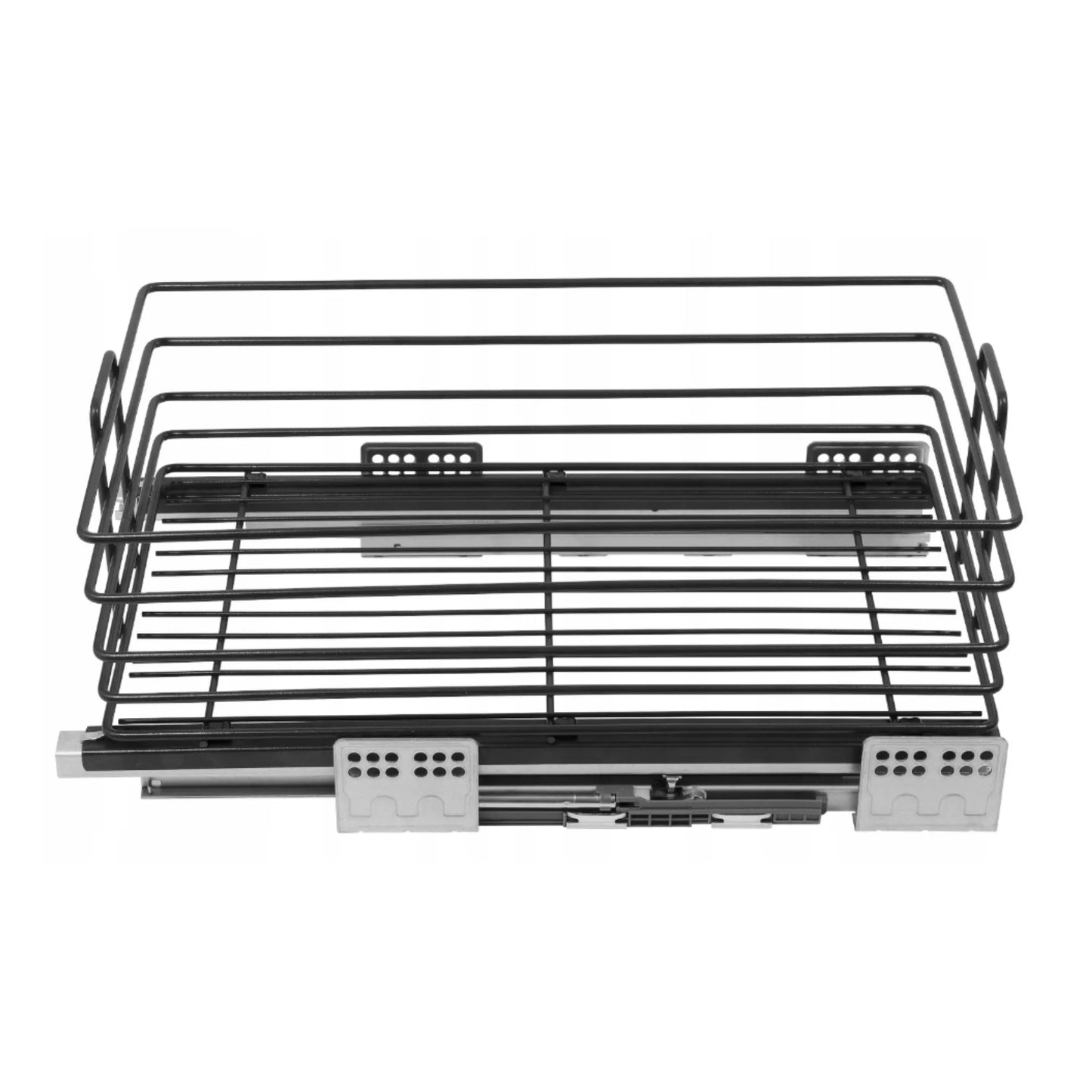 Pull Out Pantry Shelf Wire Basket Drawer EXCLUSIVE CARGO MULTI for 11-13/16 inch (300 mm) Cabinet - Gray/Graphite