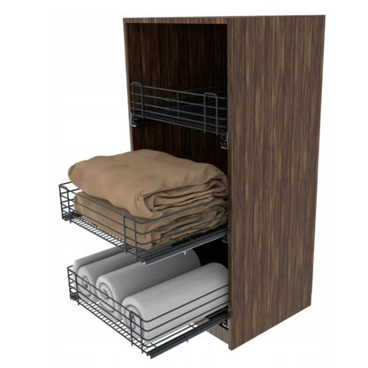 Pull Out Pantry Shelf Wire Basket Drawer EXCLUSIVE CARGO MULTI for 11-13/16 inch (300 mm) Cabinet - Gray/Graphite