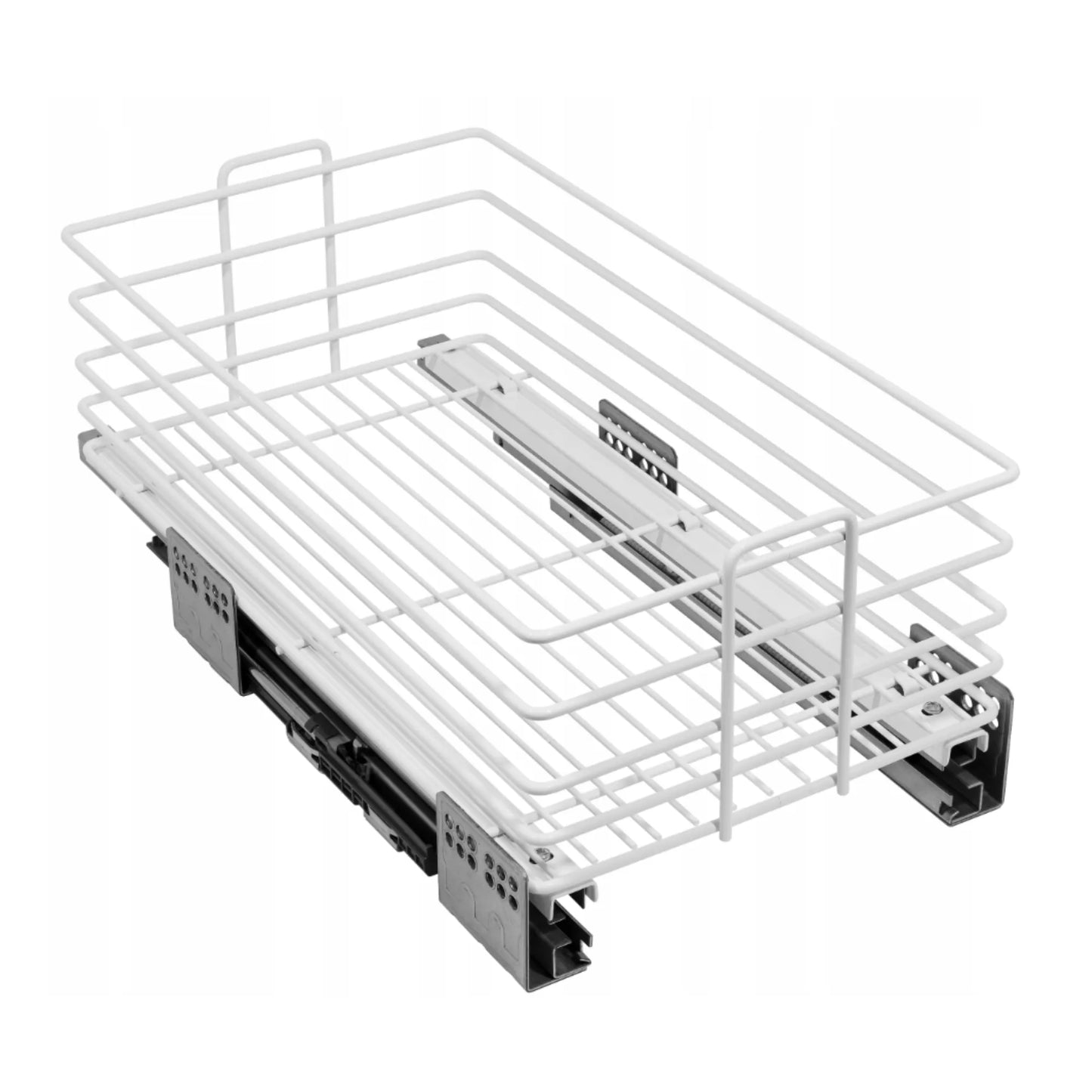 11-3/4 inch (300 mm) Cabinet Pull Out Shelf Basket EXCLUSIVE CARGO MULTI - White