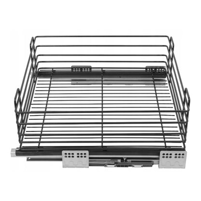 Pull Out Pantry Shelf Wire Basket EXCLUSIVE CARGO MULTI for 19-11/16 inch (500 mm) Cabinet - Gray/Graphite