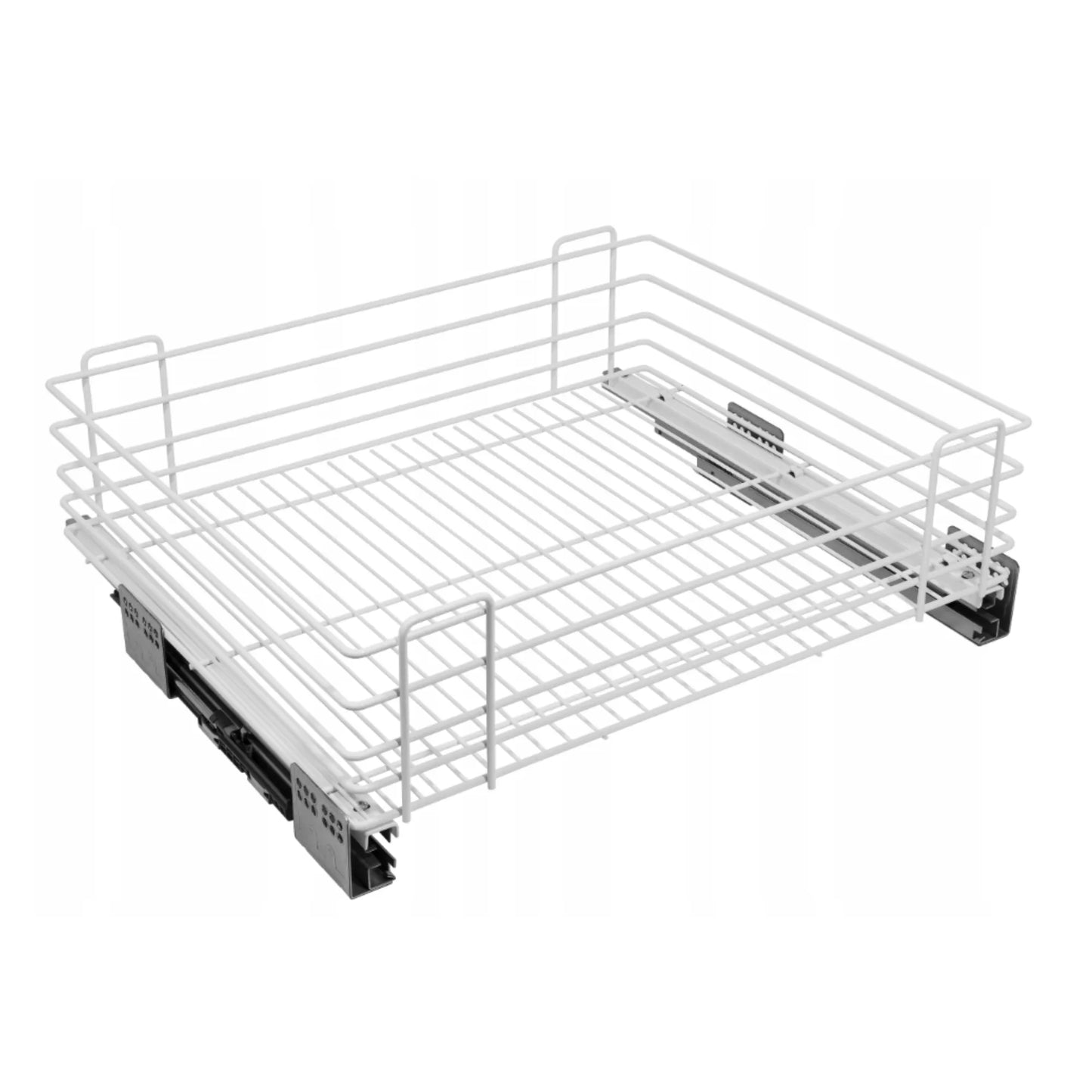 23-5/8 inch (60 cm) Pull Out Cabinet Basket Drawer EXCLUSIVE CARGO MULTI - White