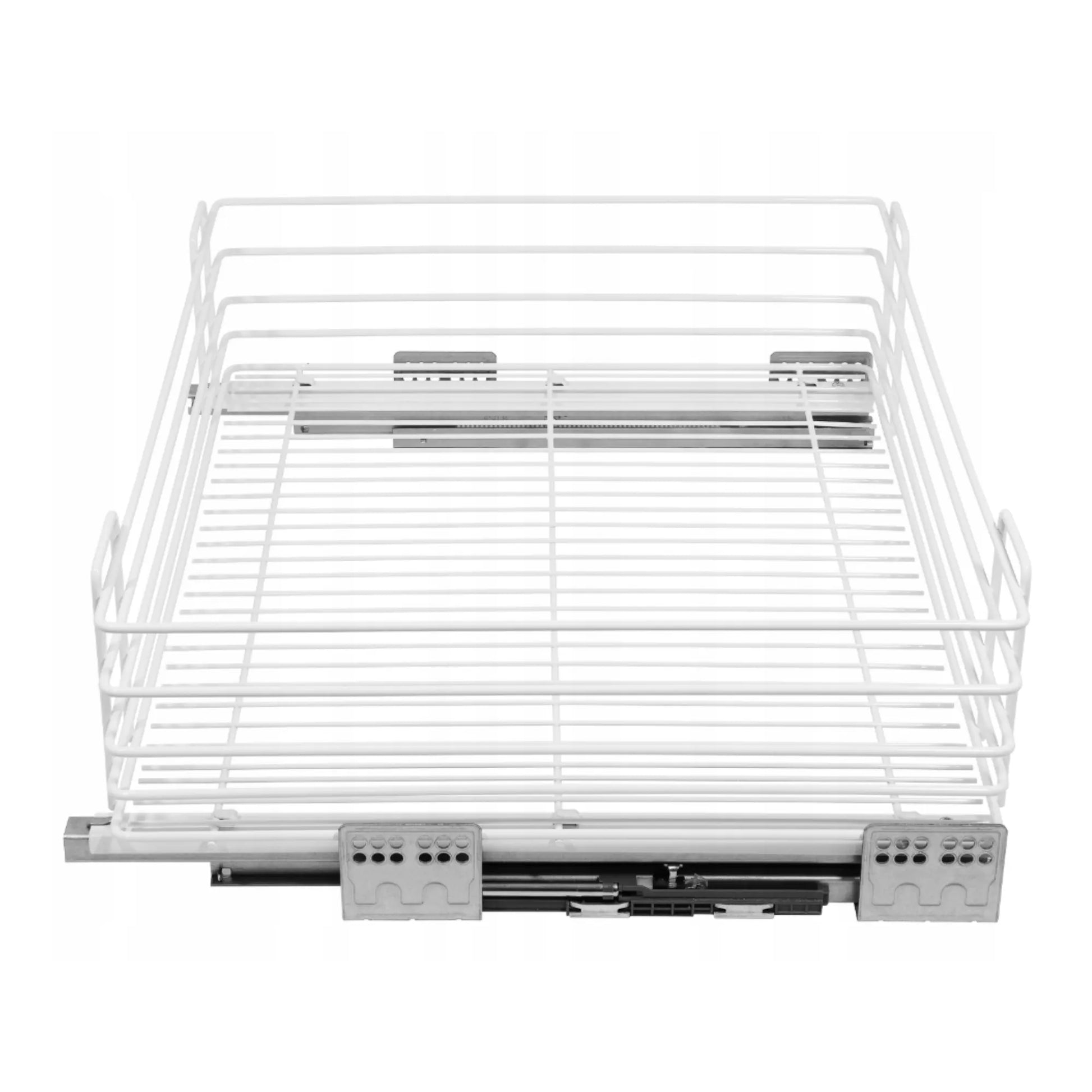 23-5/8 inch (60 cm) Pull Out Cabinet Basket Drawer EXCLUSIVE CARGO MULTI - White