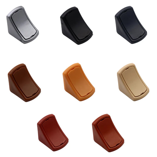 Rounded Plastic Furniture Brackets with Separate Cover Cap
