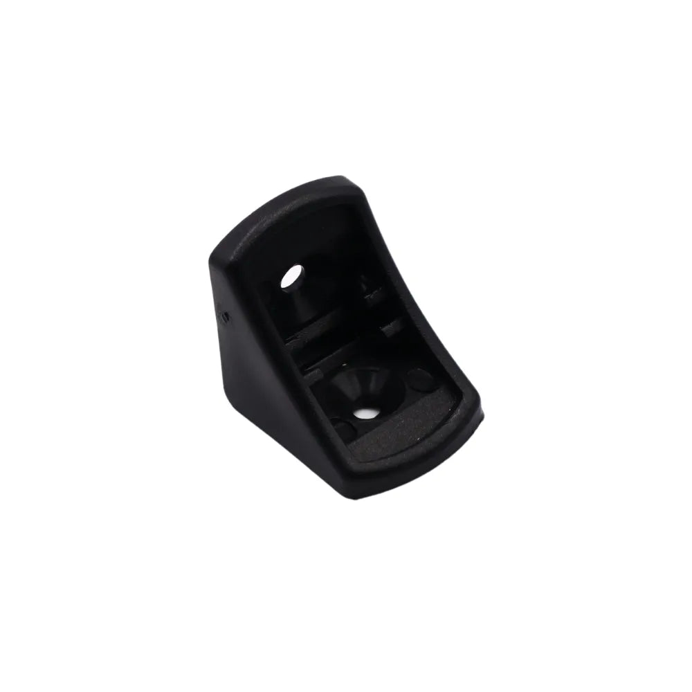 Rounded Plastic Furniture Brackets with Separate Cover Cap