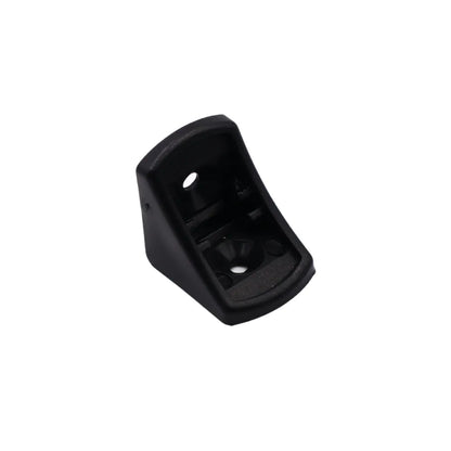 Rounded Plastic Furniture Brackets with Separate Cover Cap