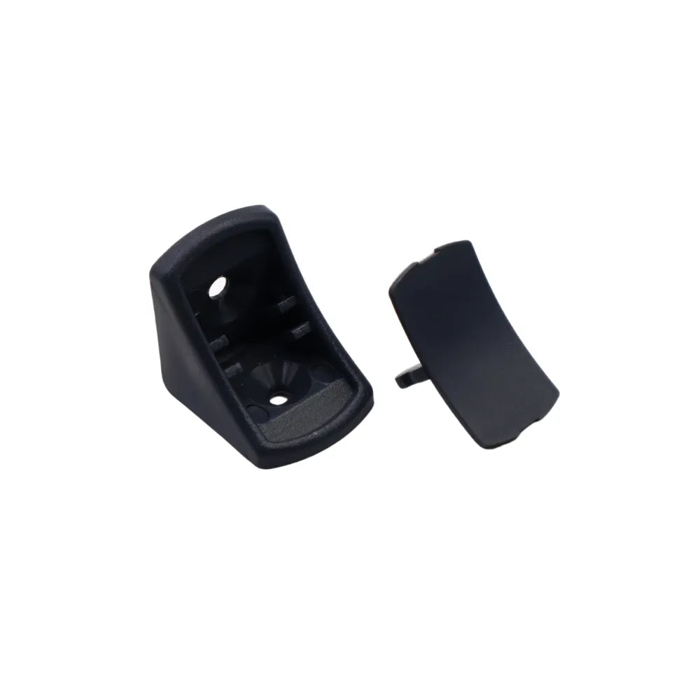 Rounded Plastic Furniture Brackets with Separate Cover Cap