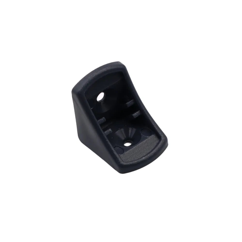 Rounded Plastic Furniture Brackets with Separate Cover Cap