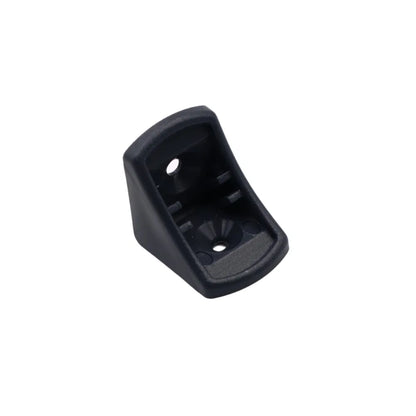 Rounded Plastic Furniture Brackets with Separate Cover Cap