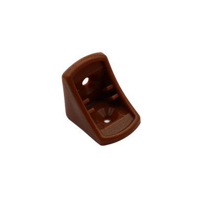 Rounded Plastic Furniture Brackets with Separate Cover Cap