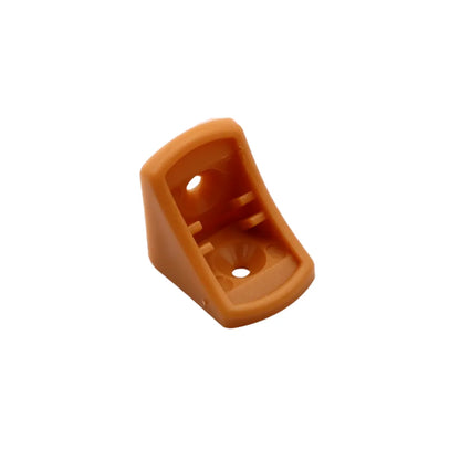 Rounded Plastic Furniture Brackets with Separate Cover Cap