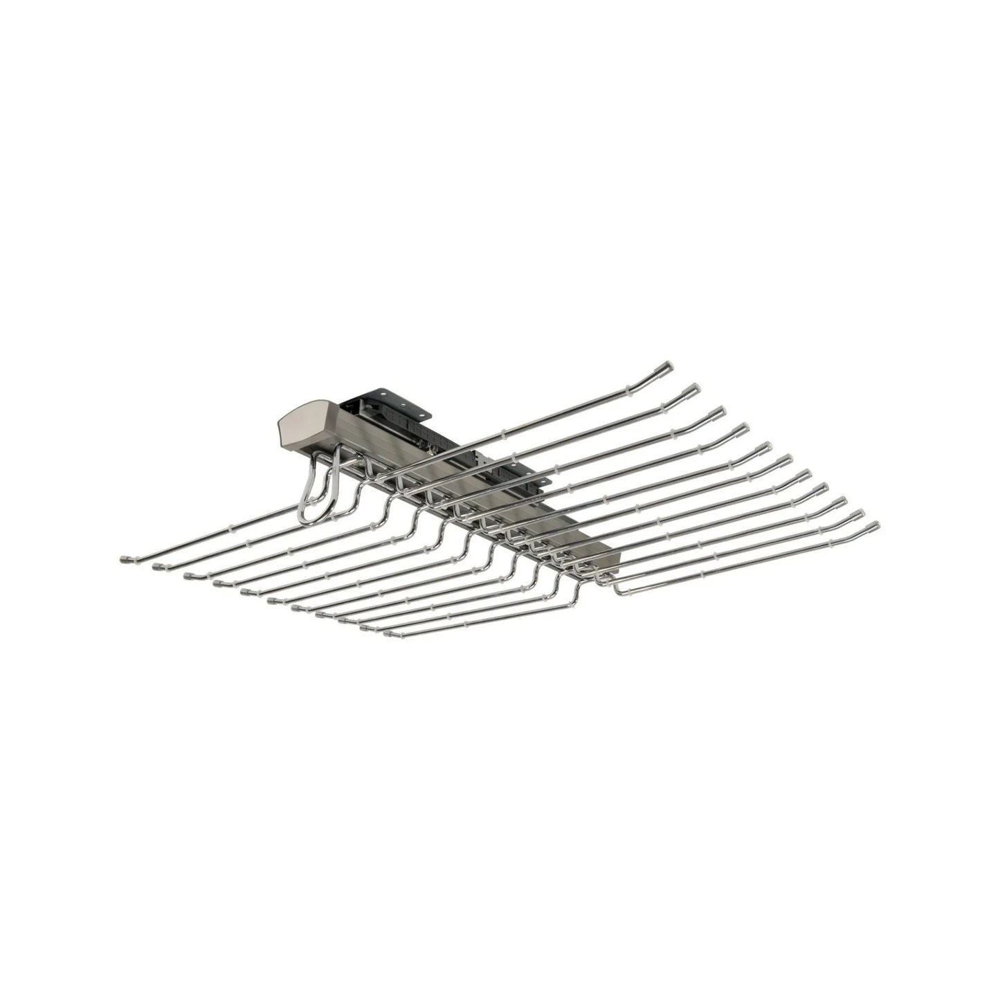 Pull-Out Double Pant Rack Soft-Close - Gray