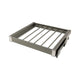 Pull-Out Trouser Rack for 35-7/16 inch (90 cm) Cabinet Soft-Close - Single Shelf - Gray