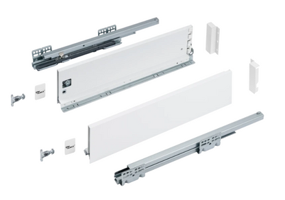 Slim Box Drawer System 88 lb (40 kg) - Soft-Close - 18 mm Panels