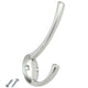 Double Coat Hook - 4-1/4 inch (108 mm) - Chrome