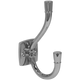 Double Coat Hook - 4-1/2 inch (115 mm) - Chrome