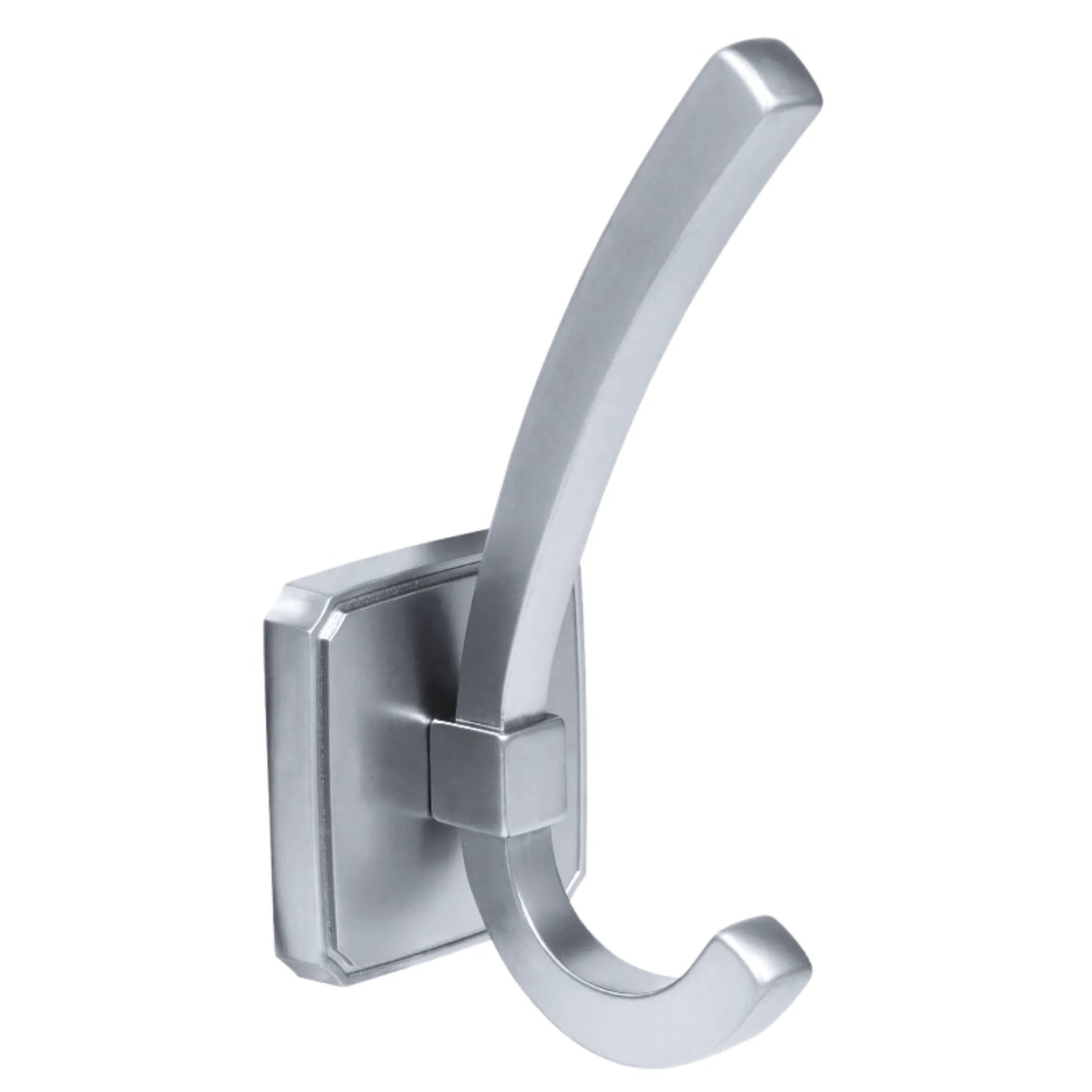 Double Coat Hook - 4-13/16 inch (122 mm) - Chrome