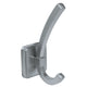 Double Coat Hook - 4-13/16 inch (122 mm) - Brushed Steel