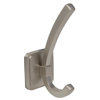 Double Coat Hook - 4-13/16 inch (122 mm) - Satin Finish