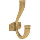 Double Coat Hook - 5-1/16 inch (128 mm) - Matte Gold