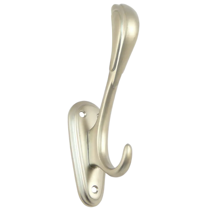 Double Coat and Hat Hook - 6-5/16 inch (160 mm) - Satin