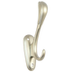 Double Coat and Hat Hook - 6-5/16 inch (160 mm) - Satin