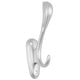 Double Coat Hook - 6-5/16 inch (160 mm) - Silver