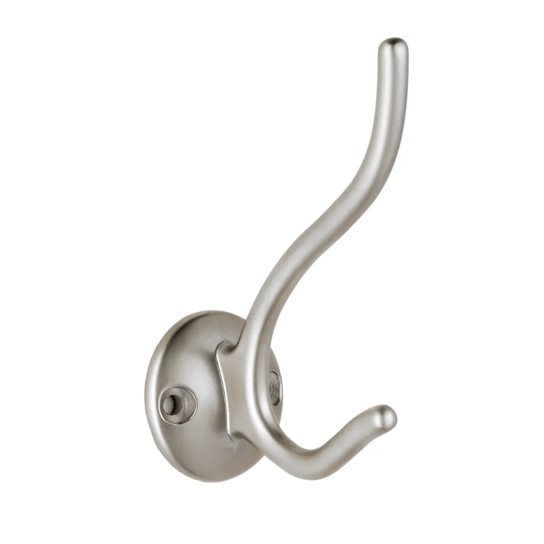 Classic Double Coat Hook - Satin