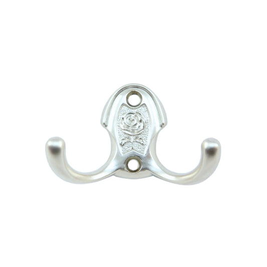 Double Coat Hook - 1-13/16 inch (46 mm) - Chrome