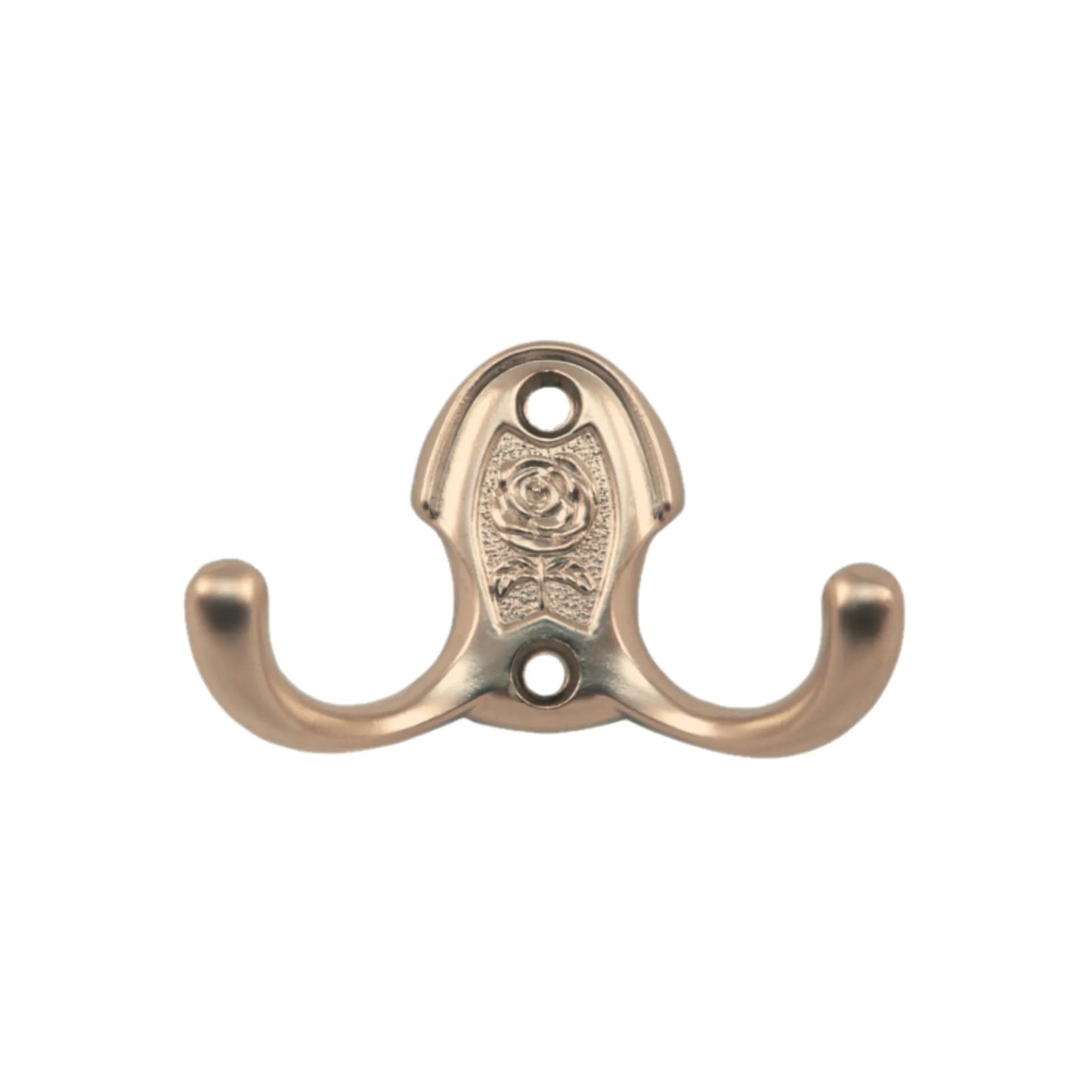 Double Coat Hook - 1-13/16 inch (46 mm) - Antique Brass