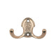 Double Coat Hook - 1-13/16 inch (46 mm) - Antique Brass
