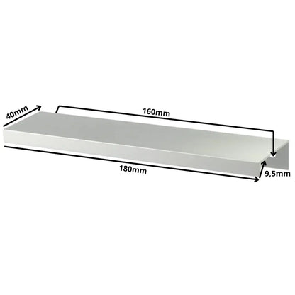 Edge Grip Round Profile Handle 6.3 inch (160mm) Center-to-Center (7-1/16 inch / 180mm Overall Length) - Aluminum