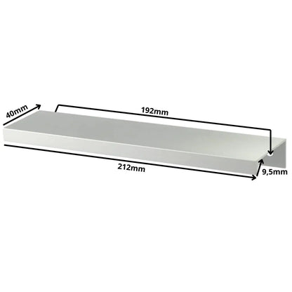 Edge Grip Round Profile Handle 7.5 inch (192 mm) Centers (8.35 inch / 212 mm Overall Length) - Electropolished