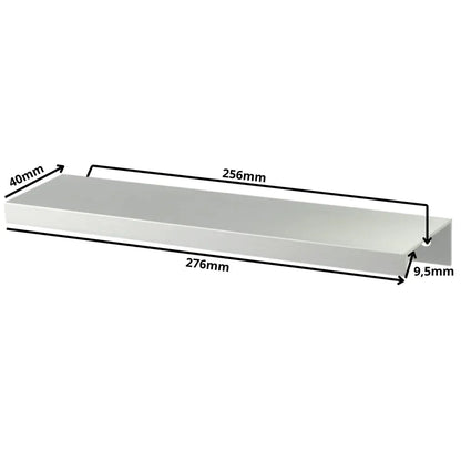 Edge Grip Round Profile Cabinet Pull 10-1/16 inch (256 mm) (10-7/8 inch / 276 mm Overall Length) - Electropolished