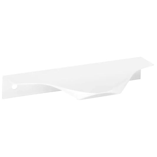 Edge Grip Round Profile Cabinet Handle 12-5/8 inch (320 mm) (13-3/8 inch (340 mm) Overall Length) - White