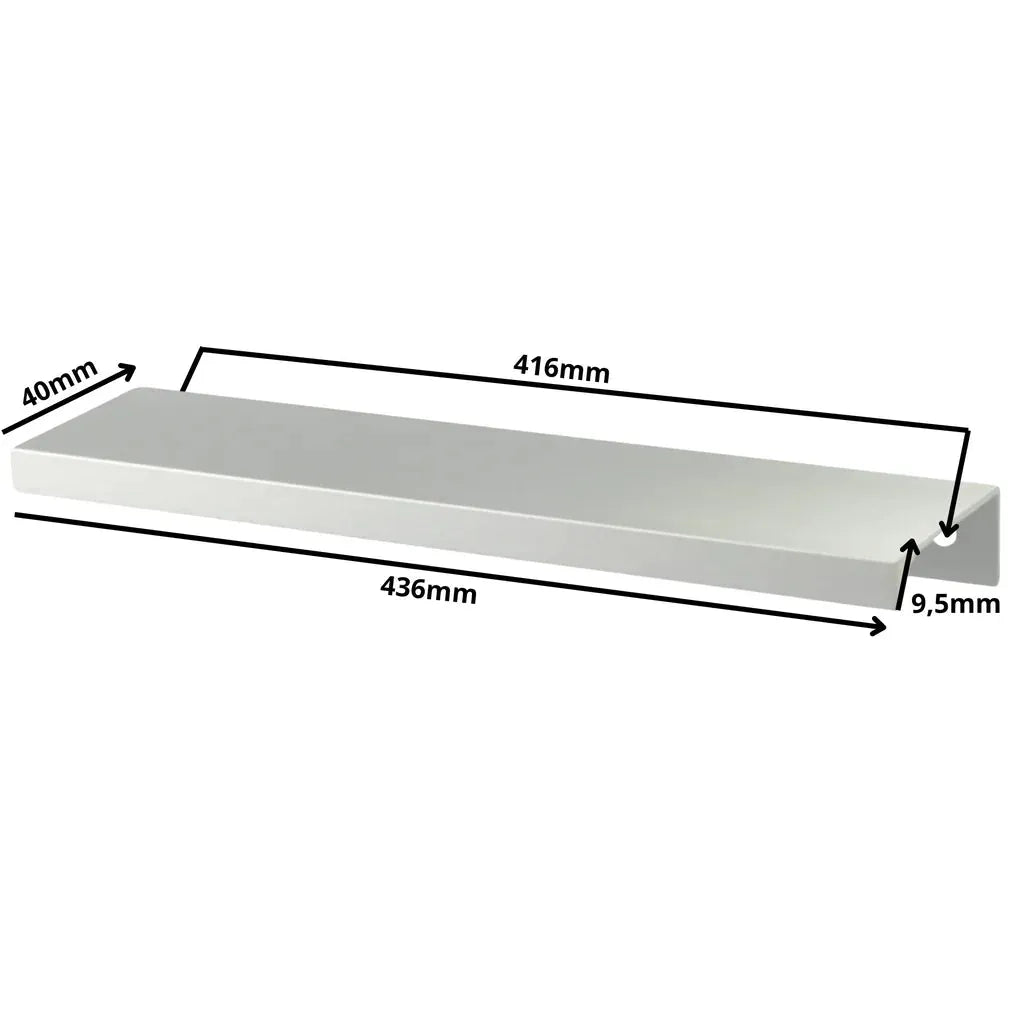 Edge Grip Round Profile Handle 16-3/8 inch (416 mm) (17-3/16 inch (436 mm) Overall Length) - Aluminum