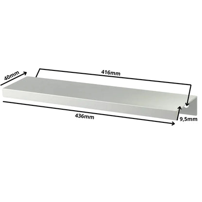Edge Grip Round Profile Handle 16-3/8 inch (416 mm) (17-3/16 inch (436 mm) Overall Length) - Aluminum
