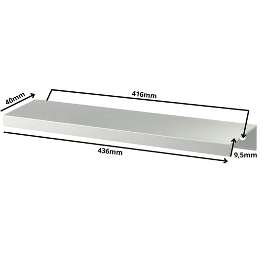 Edge Grip Round Profile Handle 16-3/8 inch (416 mm) (17-3/16 inch (436 mm) Overall Length) - Aluminum